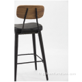 Chaise de tabouret de bar en bois moderne pour meubles